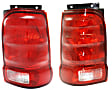 Driver and Passenger Side Halogen Tail Light, Without bulb(s), OE Replacement, Sport Utility
