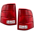 Driver and Passenger Side Halogen Tail Light, Without bulb(s), OE Replacement, CAPA Certified