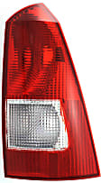 Driver and Passenger Side Halogen Tail Light, Without bulb(s), OE Replacement