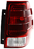 Driver and Passenger Side Halogen Tail Light, Without bulb(s), OE Replacement, CAPA Certified