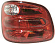 Driver and Passenger Side Halogen Tail Light, Without bulb(s), OE Replacement