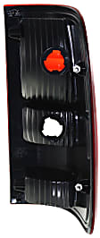 Driver and Passenger Side Tail Light, without Bulb, Halogen, Clear and Red Lens, Styleside, New Body Style, Production Date To August 8 2005, Except H-Dvidson Model