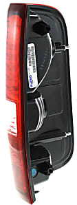 Driver and Passenger Side Tail Light, without Bulb, Halogen, Clear and Red Lens, Styleside, New Body Style, Production Date To August 8 2005, Except H-Dvidson Model, CAPA Certified