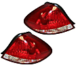 Driver and Passenger Side Halogen Tail Light, Without bulb(s), OE Replacement, CAPA Certified