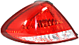 Driver and Passenger Side Halogen Tail Light, Without bulb(s), OE Replacement, CAPA Certified
