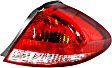 Driver and Passenger Side Halogen Tail Light, Without bulb(s), OE Replacement, CAPA Certified