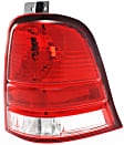 Driver and Passenger Side Halogen Tail Light, Without bulb(s), OE Replacement