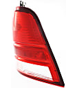 Driver and Passenger Side Halogen Tail Light, Without bulb(s), OE Replacement