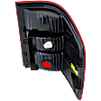 Driver and Passenger Side Tail Lights, without Bulb, Halogen, Stepside (Flareside), CAPA Certified