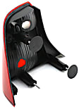 Driver and Passenger Side Halogen Tail Light, Without bulb(s), OE Replacement