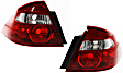 Driver and Passenger Side Halogen Tail Light, Without bulb(s), OE Replacement