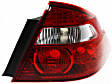 Driver and Passenger Side Halogen Tail Light, Without bulb(s), OE Replacement