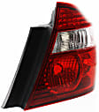 Driver and Passenger Side Halogen Tail Light, Without bulb(s), OE Replacement