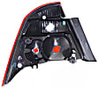 Driver and Passenger Side Halogen Tail Light, Without bulb(s), OE Replacement