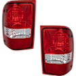 Driver and Passenger Side Halogen Tail Light, Without bulb(s), OE Replacement, CAPA Certified