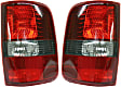 2008 Ford F-150 - Driver and Passenger Side Halogen Tail Light, Without bulb(s), OE Replacement
