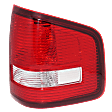 Driver and Passenger Side Halogen Tail Light, Without bulb(s), OE Replacement, CAPA Certified
