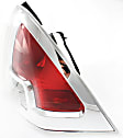 Driver and Passenger Side Halogen Tail Light, Without bulb(s), OE Replacement, CAPA Certified