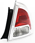 Driver and Passenger Side Halogen Tail Light, Without bulb(s), OE Replacement, CAPA Certified