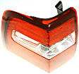 Driver and Passenger Side Halogen Tail Light, Without bulb(s), OE Replacement, Sport Utility
