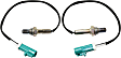 Before Catalytic Converter, Driver and Passenger Side Oxygen Sensors, 4-wire