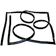SET-FAIG3015 2-Piece Kit Door Seal - 2-Piece Kit, Includes (1) Door Seal and (1) Door Seal Kit