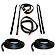 SET-FAIKG10096 3-Piece Kit Weatherstrip Kit, 3-Piece Kit, Includes (1) Weatherstrip Kit and (2) Door Seal