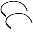 SET-FAIMZ2006-2 Weatherstrip Seal - Driver and Passenger Side, Belt Weatherstrip, Direct Fit, Set of 2