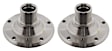 SET-FBI33416783671-2 Rear, Driver and Passenger Side Wheel Hub, 5 Lugs