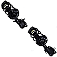 SET-FCS1333511L-F Front, Driver and Passenger Side Fully Loaded Strut, FWD