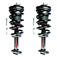 SET-FCS1345815-F Front, Driver and Passenger Side Fully Loaded Strut, RWD