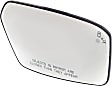 Driver and Passenger Side Mirror Glass, Heated, With Blind Spot Detection in Glass, With backing plate, Includes (2) Mirror Glasses