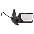 2015-2017 Ford Expedition - Driver and Passenger Side Mirror, Power Adjust, Heated, Power Folding, Paintable, In-housing Signal Light, With Memory, With Puddle Light, No Auto-Dimming, With Blind Spot Detection in Glass