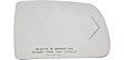 Driver and Passenger Side Mirror Glass, Heated, No Blind Spot Feature