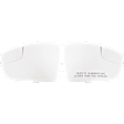 Driver and Passenger Side Mirror Glass, Non-Heated, With Blind Spot Glass