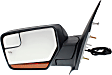 2017 Ford Expedition - Driver and Passenger Side Mirror, Power Adjust, Heated, Textured Black, Manual Folding, In-housing Signal Light, No Blind Spot Feature, With Memory, With Puddle Light, No Auto-Dimming