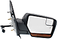 2017 Ford Expedition - Driver and Passenger Side Mirror, Power Adjust, Heated, Textured Black, Manual Folding, In-housing Signal Light, No Blind Spot Feature, With Memory, With Puddle Light, No Auto-Dimming