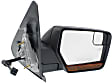 2017 Ford Expedition - Driver and Passenger Side Mirror, Power Adjust, Heated, Textured Black, Manual Folding, In-housing Signal Light, No Blind Spot Feature, With Memory, With Puddle Light, No Auto-Dimming