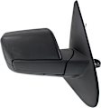 2017 Ford Expedition Platinum - Driver and Passenger Side Mirror, Power Adjust, Heated, Textured Black, Manual Folding, No Signal Light, With Blind Spot Glass, No Memory, With Puddle Light, No Auto-Dimming