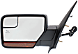 2014 Ford Expedition - Driver and Passenger Side Mirror, Power Adjust, Heated, Chrome, Power Folding, In-housing Signal Light, With Blind Spot Glass, With Memory, With Puddle Light, No Auto-Dimming