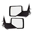 2006-2011 Ford Ranger - Driver and Passenger Side Mirrors, Power, Manual Folding, Non-Heated, Textured Black, No Signal Light, No Memory, No Puddle Light, No Auto-Dimming, No Blind Spot Feature