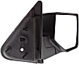 2006-2011 Ford Ranger - Driver and Passenger Side Mirrors, Power, Manual Folding, Non-Heated, Textured Black, No Signal Light, No Memory, No Puddle Light, No Auto-Dimming, No Blind Spot Feature