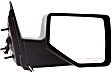 2006-2011 Ford Ranger - Driver and Passenger Side Mirrors, Power, Manual Folding, Non-Heated, Textured Black, No Signal Light, No Memory, No Puddle Light, No Auto-Dimming, No Blind Spot Feature