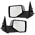 2006-2011 Ford Ranger - Driver and Passenger Side Mirrors, Manual Adjust, Manual Folding, Non-Heated, Textured Black, No Signal Light, No Memory, No Puddle Light, No Auto-Dimming
