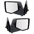 2008 Ford Ranger - Driver and Passenger Side Mirror, Manual Adjust, Non-Heated, With 1 Chrome and 1 Paintable Cap, Manual Folding, No Signal Light, No Blind Spot Feature, Without Memory Recall, No Puddle Light, No Auto-Dimming