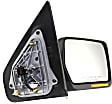 2005 Ford F-150 XLT - Driver and Passenger Side Mirror, Power Adjust, Heated, Textured Black, Manual Folding, In-housing Signal Light, No Blind Spot Feature, No Memory, No Puddle Light, No Auto-Dimming