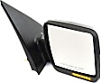 2005 Ford F-150 XLT - Driver and Passenger Side Mirror, Power Adjust, Heated, Textured Black, Manual Folding, In-housing Signal Light, No Blind Spot Feature, No Memory, No Puddle Light, No Auto-Dimming