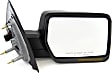 2005 Ford F-150 XLT - Driver and Passenger Side Mirror, Power Adjust, Heated, Textured Black, Manual Folding, In-housing Signal Light, No Blind Spot Feature, No Memory, No Puddle Light, No Auto-Dimming