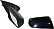 2008 Ford Focus S - Driver and Passenger Side Mirror, Manual Adjust, Non-Heated, With 1 Paintable and 1 Textured Black Cap, Non-Folding, No Signal Light, No Blind Spot Feature, No Memory, No Puddle Light, No Auto-Dimming, Sedan
