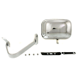 Driver and Passenger Side Mirror, Power Adjust, Non-Heated, Manual Folding, Chrome, No Signal Light, No Memory, No Puddle Light, No Auto-Dimming, No Blind Spot Feature
